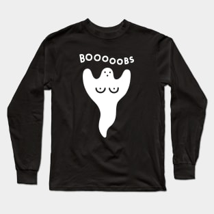 Ghost Boobs Long Sleeve T-Shirt